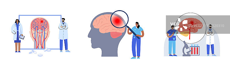 脑部疼痛疾病图片素材