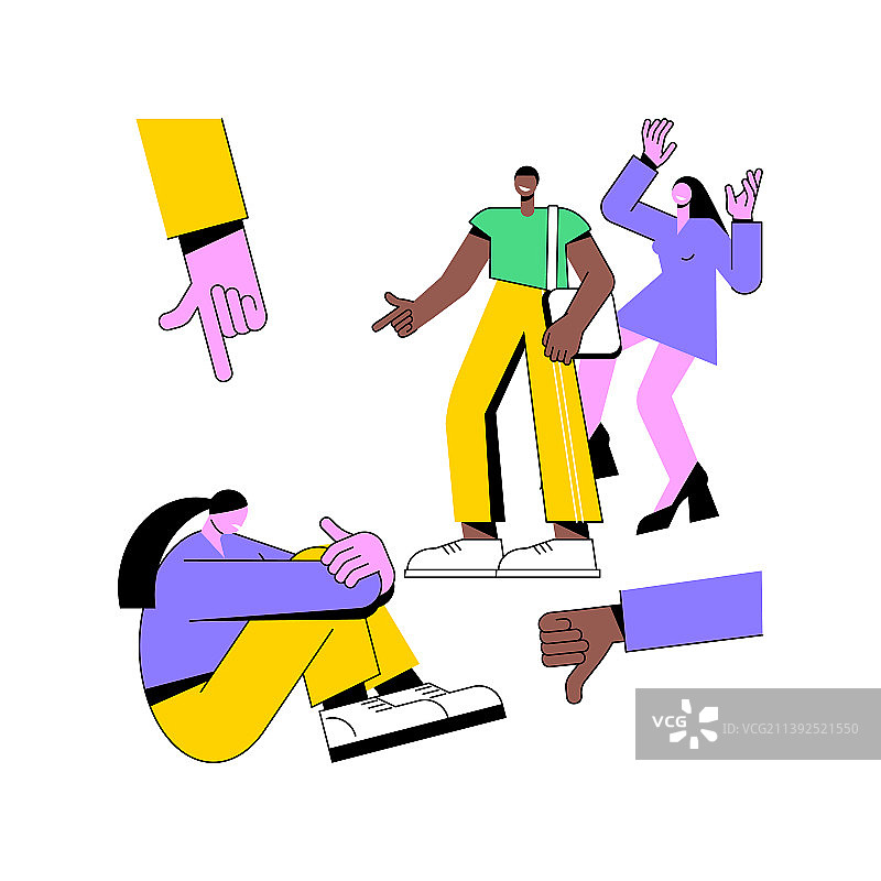 边缘化抽象概念图片素材