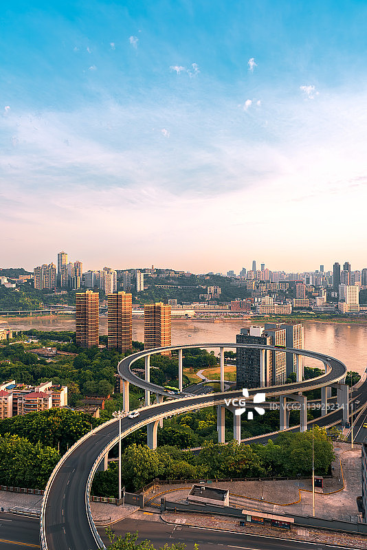 重庆苏家坝立交桥图片素材