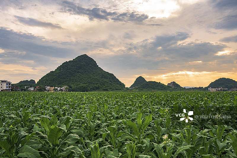 湖南永州宁远日落自然风光图片素材