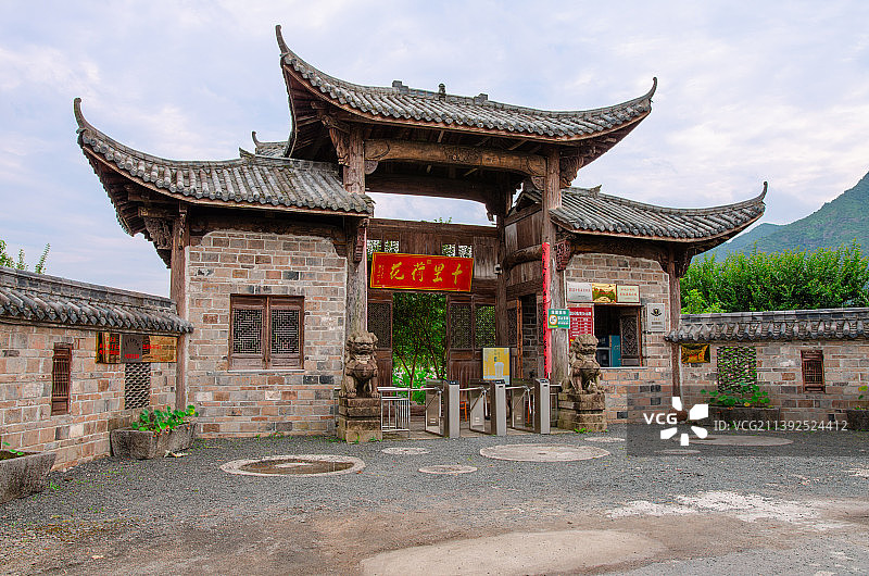 武义县十里荷花风景区图片素材