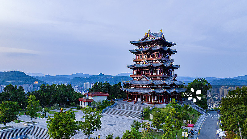 巴中飞霞阁图片素材