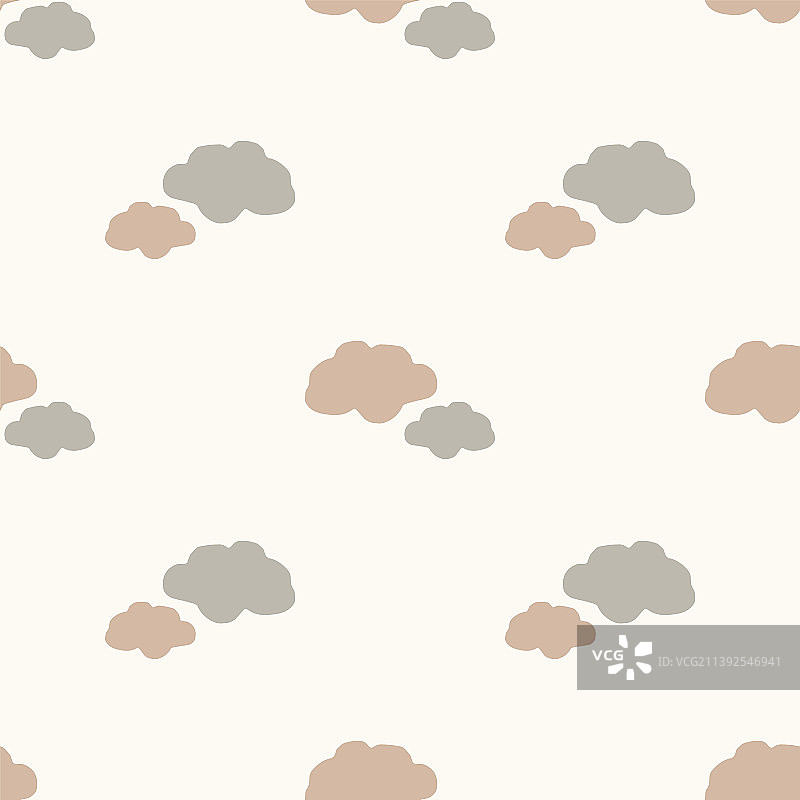 平静的新生儿天空无缝图案图片素材