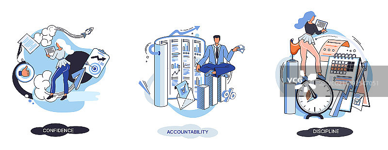 个人品质概念合集图片素材