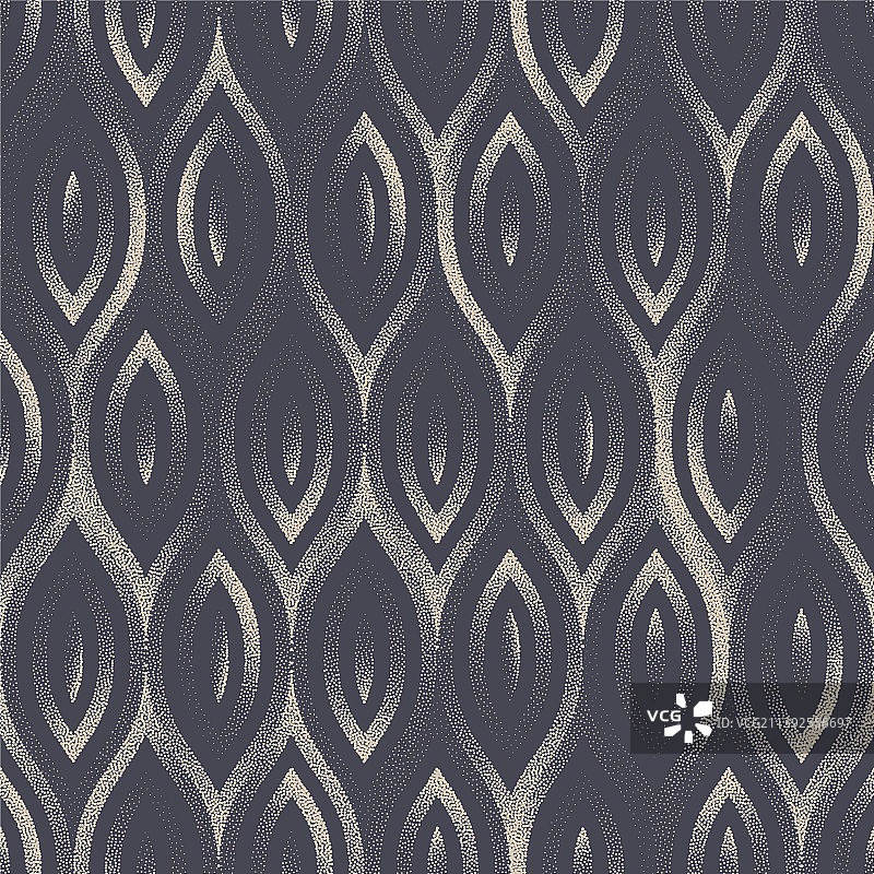 装饰艺术风格点状复古格子无缝图案图片素材