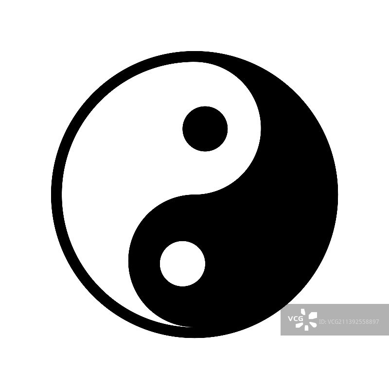 阴阳符号图标图片素材