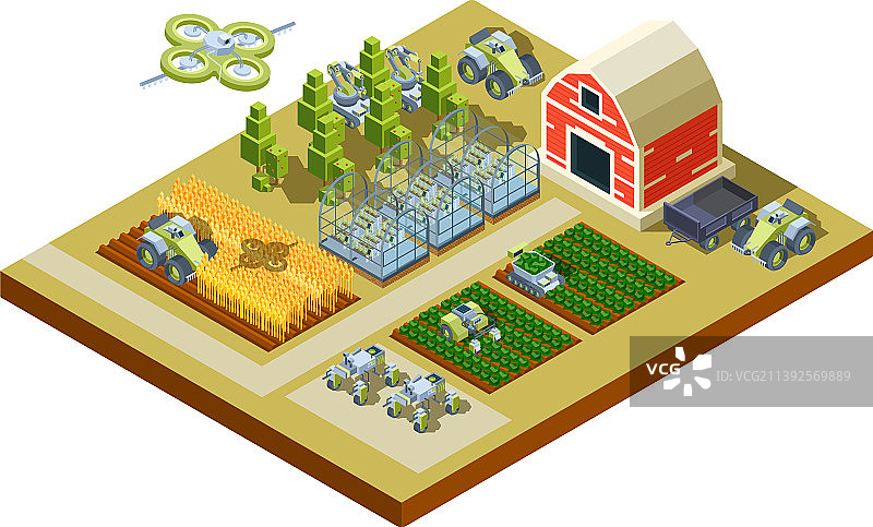 大型智能农场建筑农业图片素材