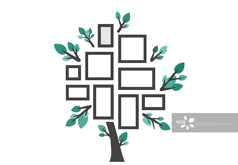 树状相框图片素材