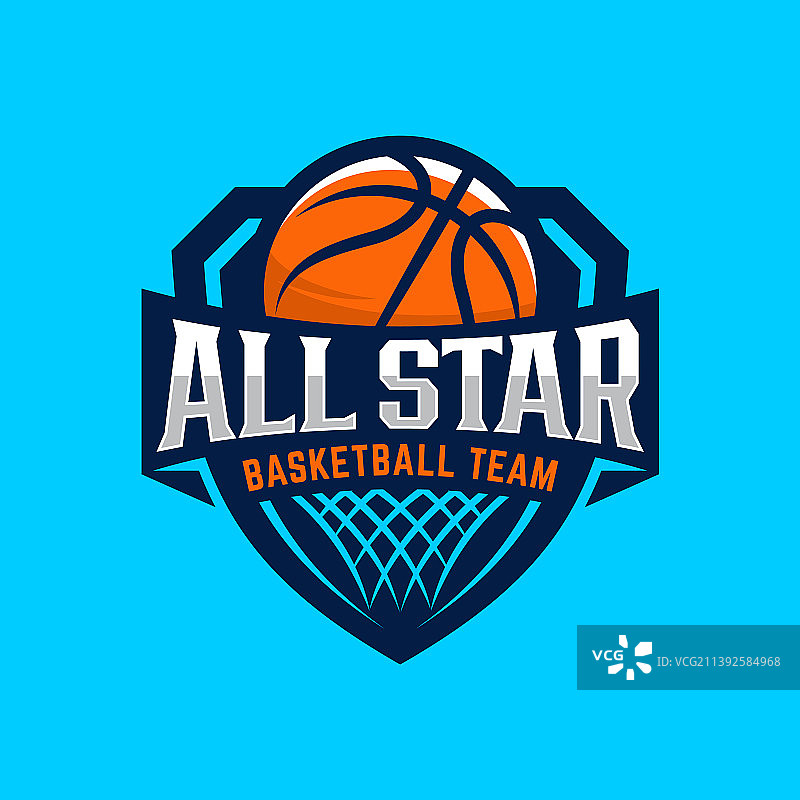 篮球俱乐部Logo设计图片素材