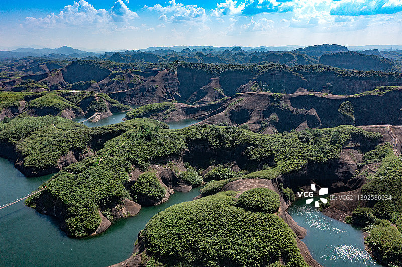 航拍湖南郴州高椅岭景区图片素材