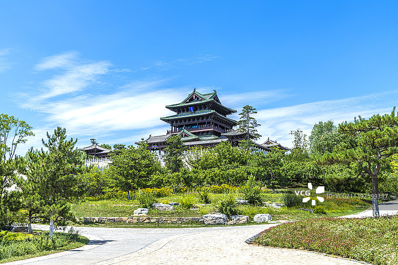 北京世园公园 永宁阁图片素材