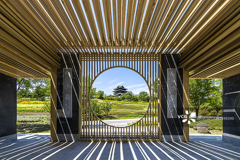 北京世园公园 永宁阁图片素材