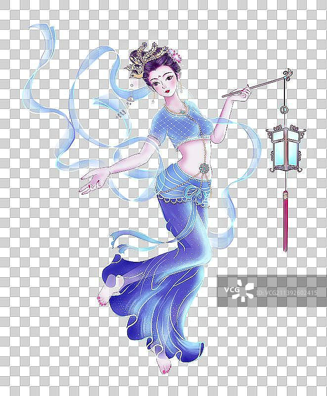 嫦娥奔月元素图片素材