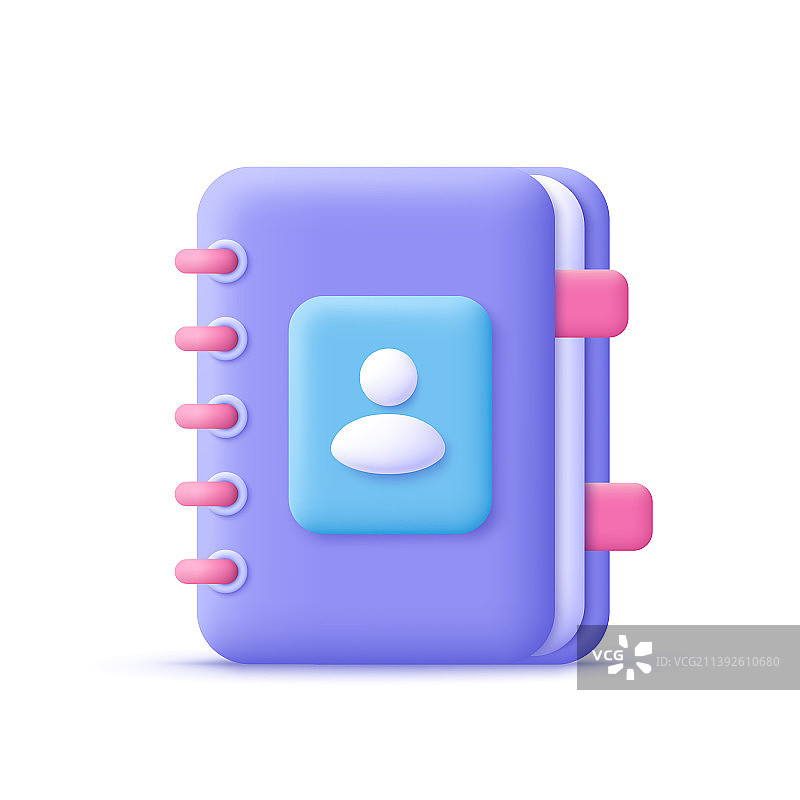 电话簿联系人或笔记本联系人图片素材