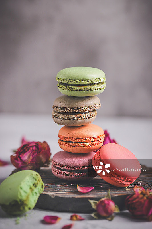 彩色马卡龙图片素材