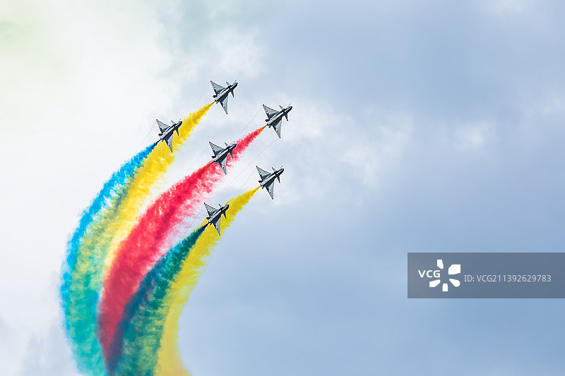 珠海航展空中芭蕾图片素材