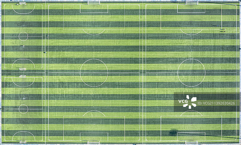 足球场航拍图片素材