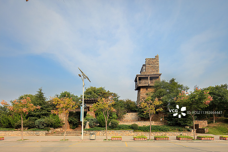 中国山东济南国际园博园都市·现代园林展区北川园图片素材