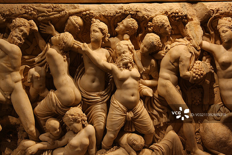 土耳其安塔利亚博物馆雕塑图片素材