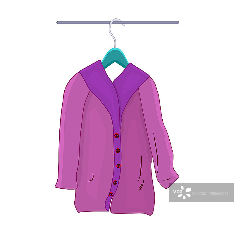 挂在衣架上的夹克衣物图片素材