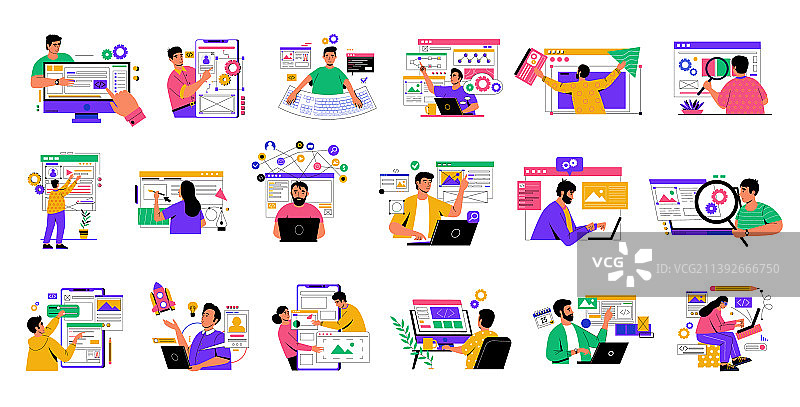 程序员与应用开发图片素材