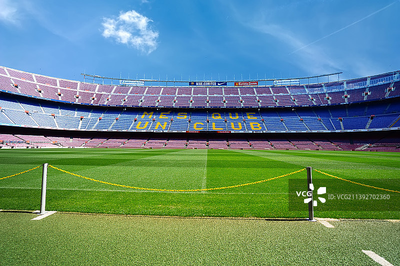 巴塞罗那诺坎普球场全景图片素材