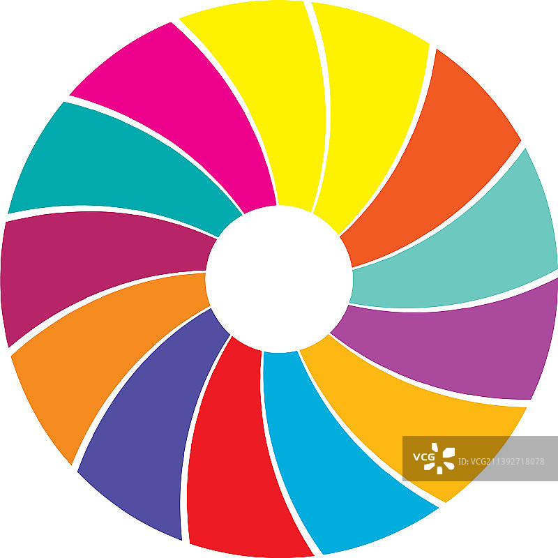 圆形螺旋抽象图案图片素材