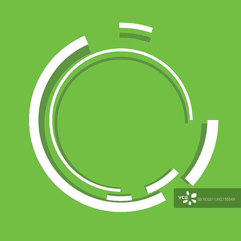 旋转几何科幻GUI UI HUD圆圈图片素材