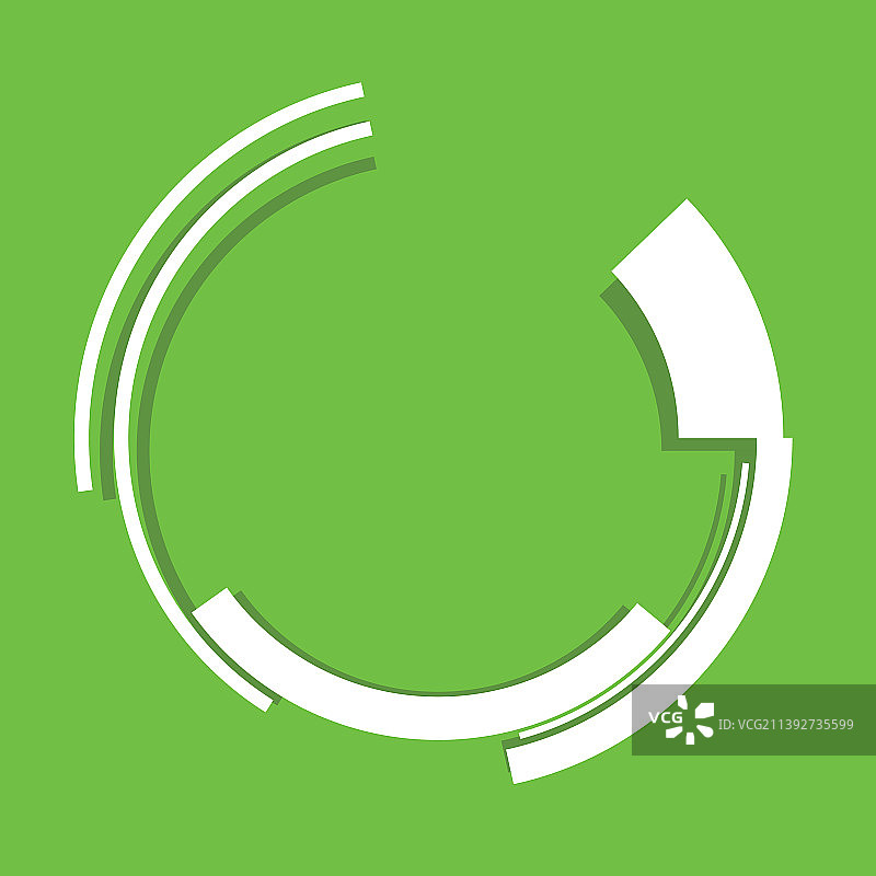 旋转几何科幻GUI UI HUD圆圈图片素材