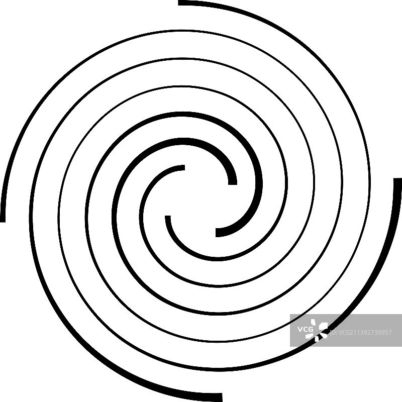 螺旋涡和螺旋涡元件螺旋蜗壳图片素材