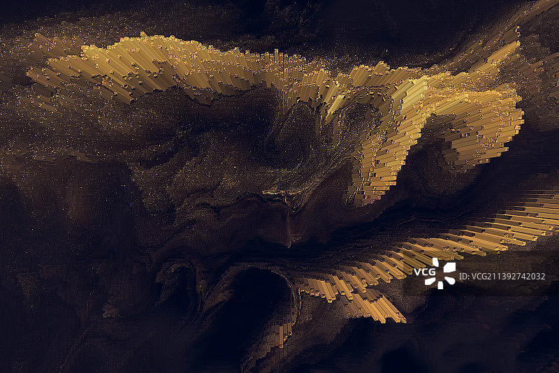 三维抽象震撼视觉冲击力背景图图片素材