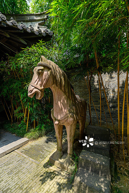 古代快递，江苏省扬州市高邮市-盂城驿，始建于明洪武八年，全国规模最大、保存最完好的古代驿站图片素材