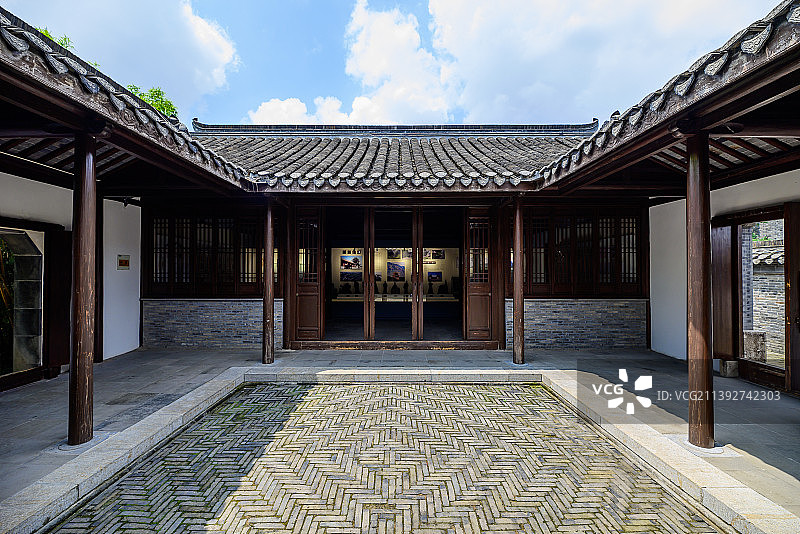 古代快递，江苏省扬州市高邮市-盂城驿，始建于明洪武八年，全国规模最大、保存最完好的古代驿站图片素材