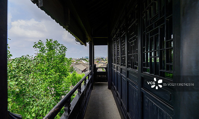 古代快递，江苏省扬州市高邮市-盂城驿，始建于明洪武八年，全国规模最大、保存最完好的古代驿站图片素材