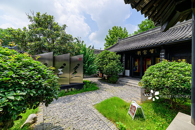 古代快递，江苏省扬州市高邮市-盂城驿，始建于明洪武八年，全国规模最大、保存最完好的古代驿站图片素材