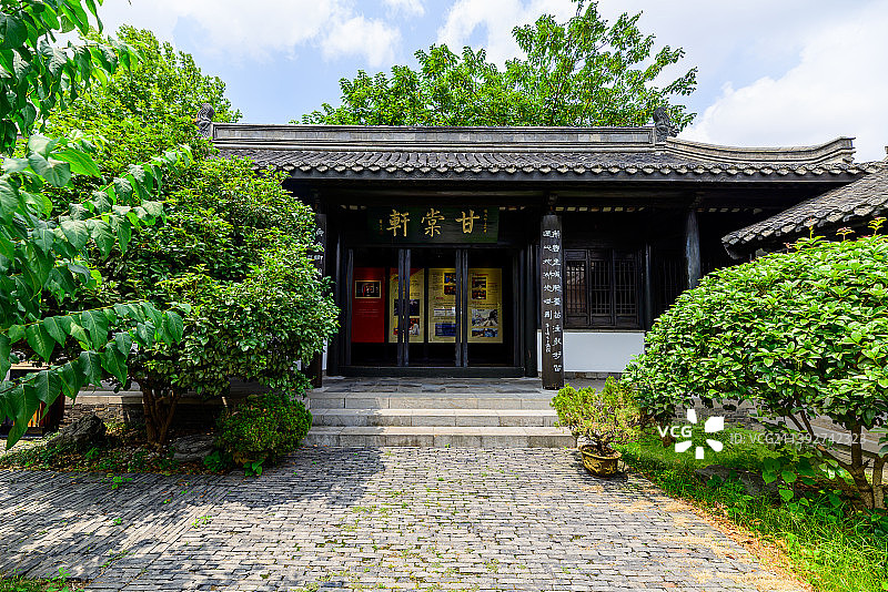 古代快递，江苏省扬州市高邮市-盂城驿，始建于明洪武八年，全国规模最大、保存最完好的古代驿站图片素材