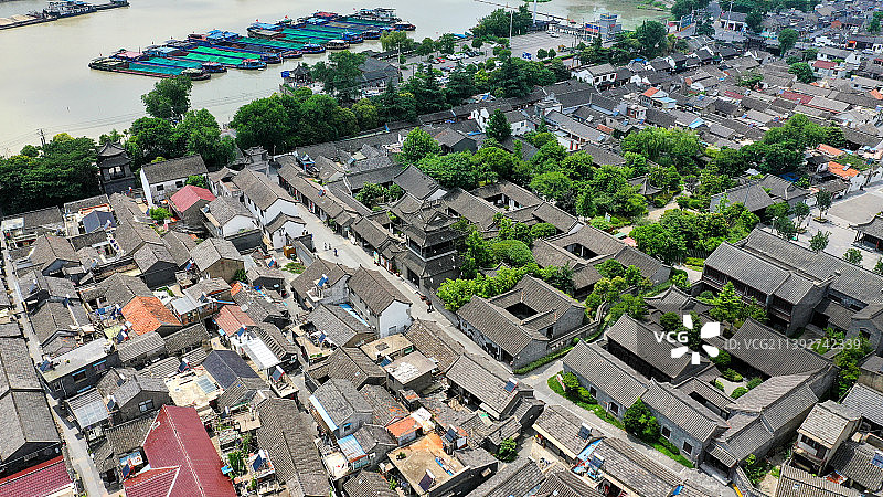 古代快递，江苏省扬州市高邮市-盂城驿，始建于明洪武八年，全国规模最大、保存最完好的古代驿站图片素材