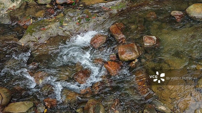 小河淌水图片素材