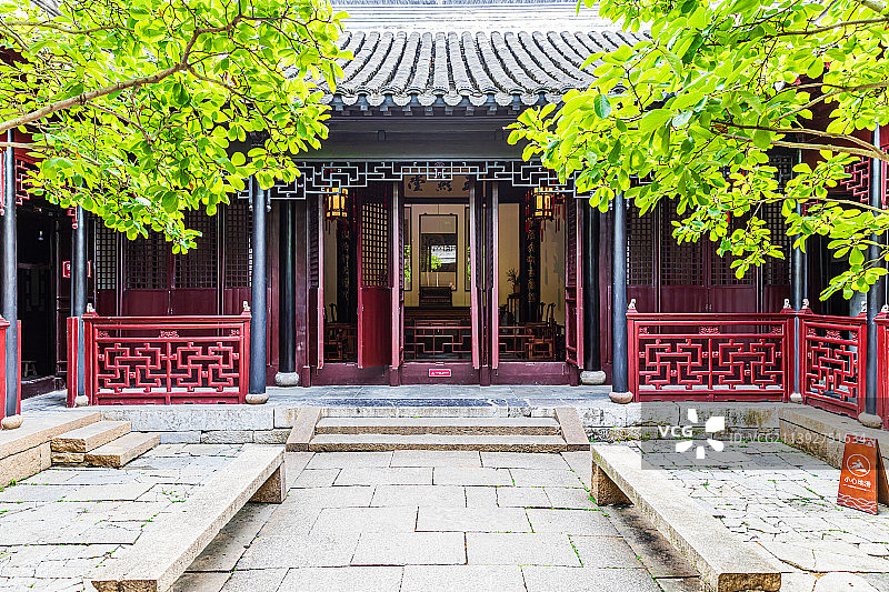 江苏苏州周庄，张厅图片素材