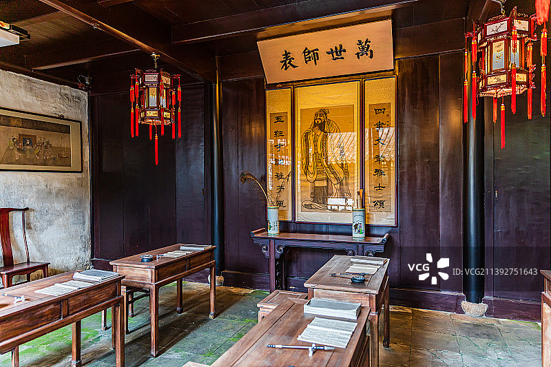 江苏苏州周庄，张厅图片素材