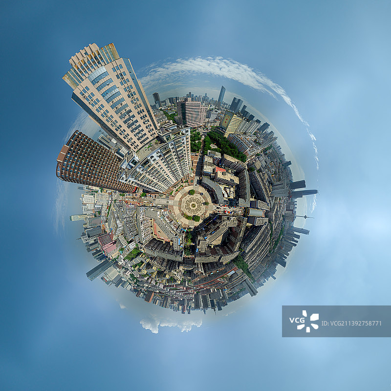 沈阳八卦街全景图图片素材