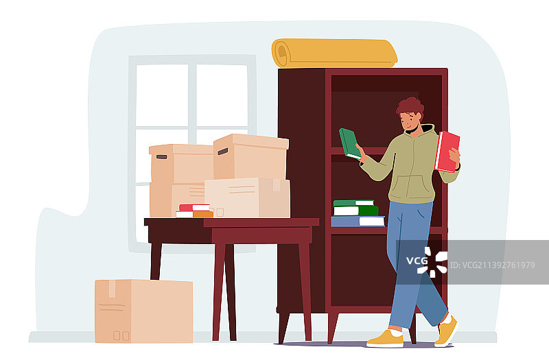 搬迁至新家概念图图片素材