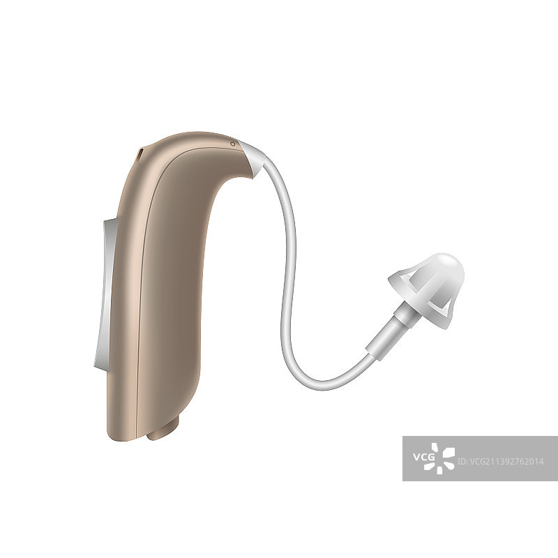 用于治疗耳聋的现代医疗助听设备图片素材