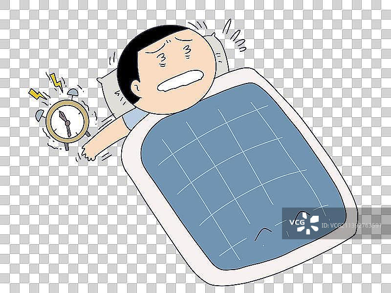 元素：起床困难图片素材