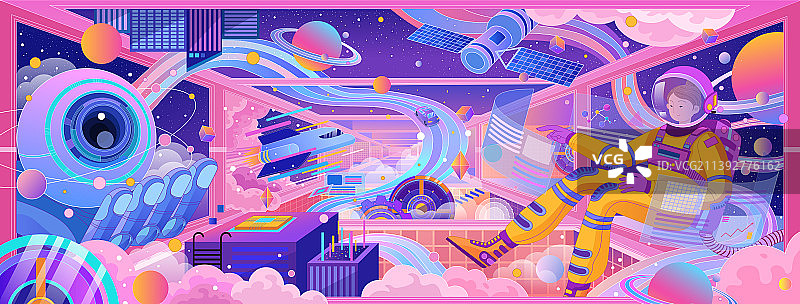 元宇宙科技图片素材