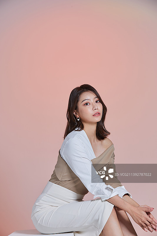 女人，美丽，时尚，粉色图片素材