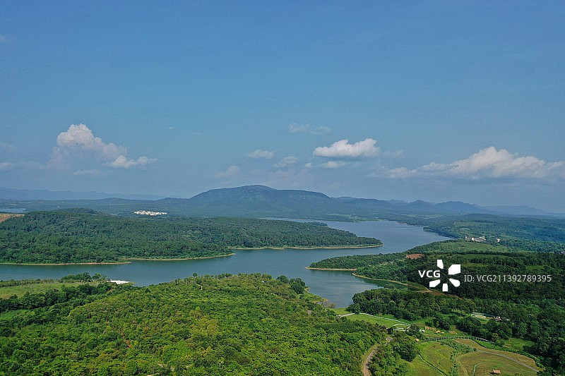 青山绿水好风光图片素材