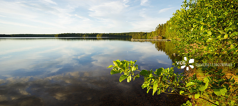 逆天的湖景图片素材