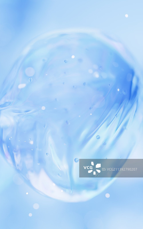 抽象透明球体背景3D渲染图片素材