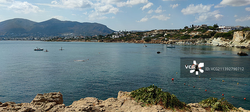 希腊地中海沿岸风光图片素材